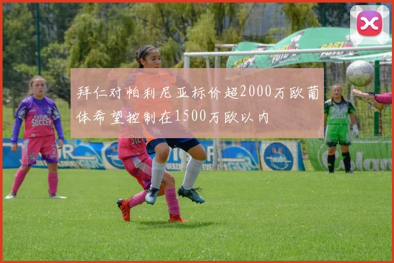 拜仁对帕利尼亚标价超2000万欧葡体希望控制在1500万欧以内